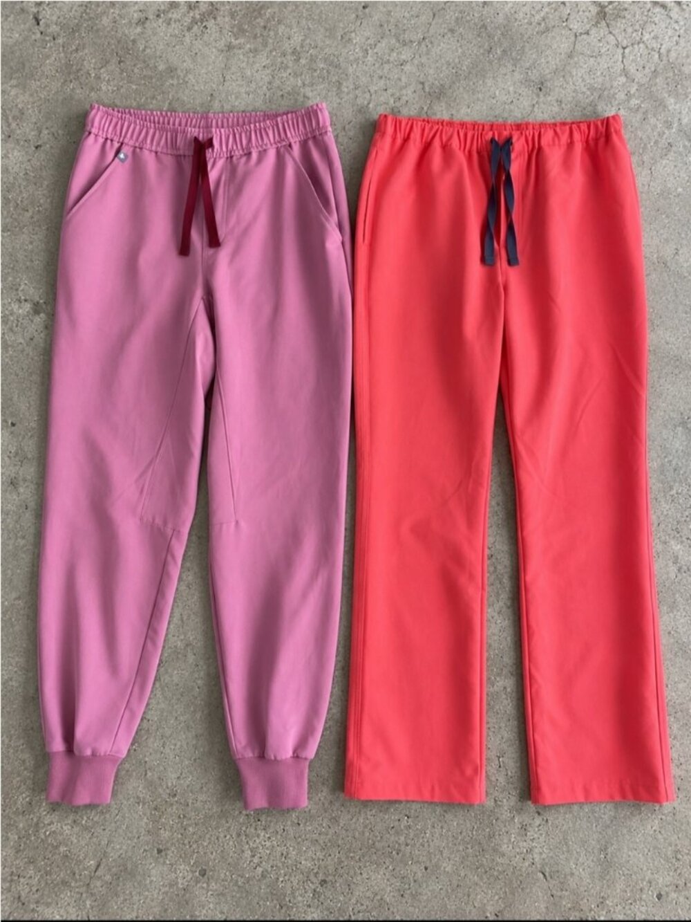 FIGS Men’s Scrub Pants Lot of 2 Tansen Jogger Pisco Basic Pink Coral